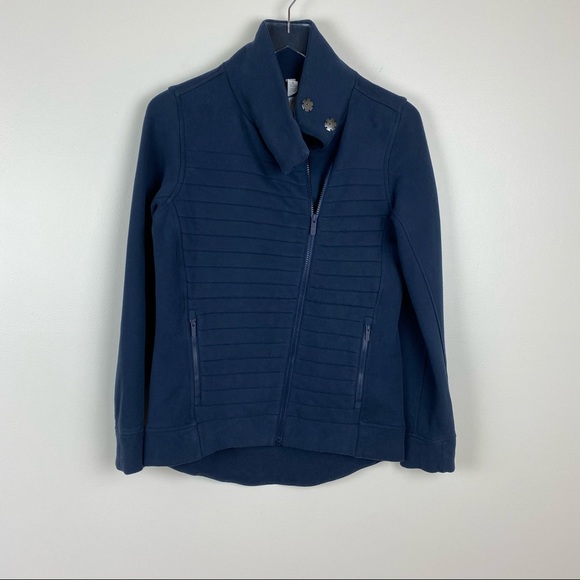 Lululemon Navy Fleece to Be True Zip Up Jacket 4 - Picture 4 of 8